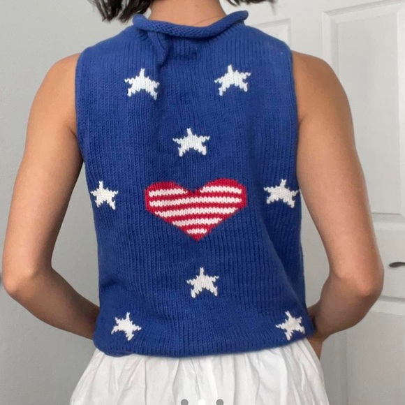 Vintage Sweater Tank Vest - Picture 2 of 3